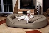 tierlando Sammy Hundebett Robustes Polyester 600D 85 100 140 170 220cm M L XXL XXXL: Größe: S4 | Farbe: 34 Beige Dunkel